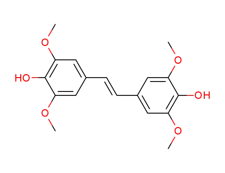 Molecular Structure of 136273-00-2 (1,2-Disyringylethene)