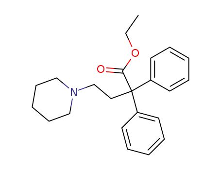 2,2-diphenyl-4-piperidino-butyric acid ethyl ester