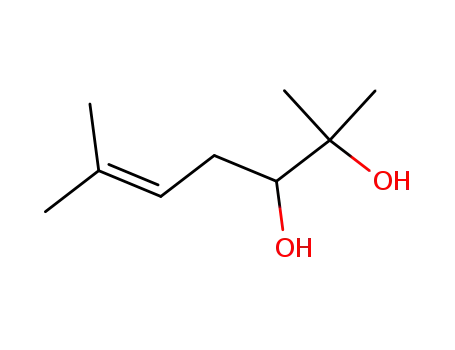 Molecular Structure of 95603-65-9 (5-Heptene-2,3-diol, 2,6-dimethyl-, (S)-)