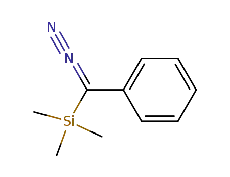 Molecular Structure of 24379-49-5 (Silane, (diazophenylmethyl)trimethyl-)