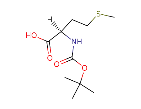 Molecular Structure of 5241-66-7 (BOC-D-Methionine)