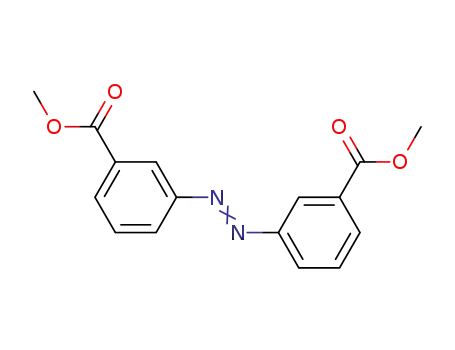 Molecular Structure of 53171-92-9 (3,3'-Azobisbenzoic acid dimethyl ester)