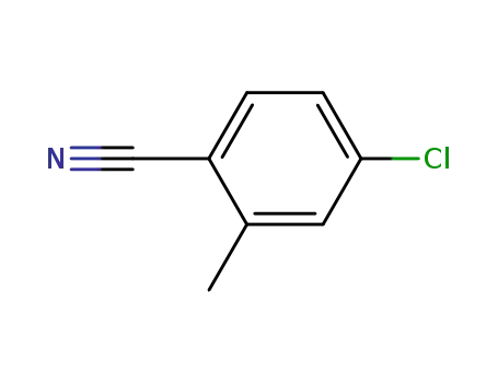 Molecular Structure of 50712-68-0 (4-CHLORO-2-METHYLBENZONITRILE)