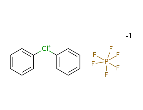 Molecular Structure of 64146-89-0 (diphenylchloronium hexafluorophosphate)