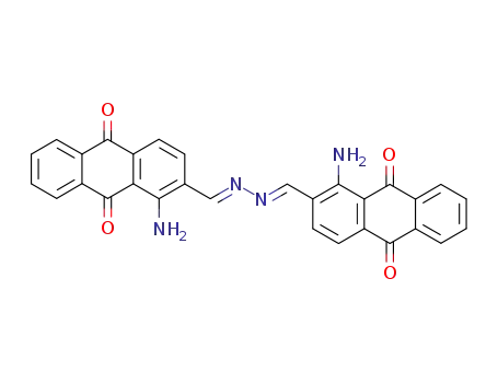 1-Amino-9,10-dihydro-9,10-dioxoanthracene-2-carbaldehyde 2-((1-amino-9,10-dihydro-9,10-dioxo-2-anthryl)methylene)hydrazone