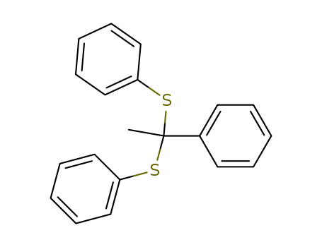 Benzene, 1,1'-[(1-phenylethylidene)bis(thio)]bis-