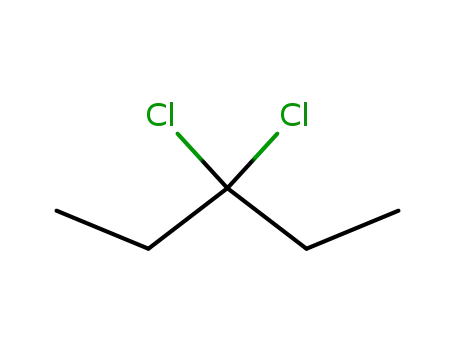 Molecular Structure of 21571-91-5 (3,3-Dichloropentane.)