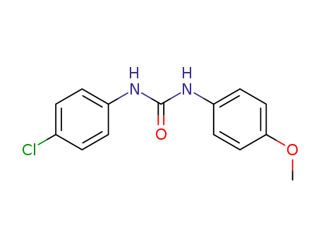 Molecular Structure of 3840-76-4 (1-(4-chlorophenyl)-3-(4-methoxyphenyl)urea)