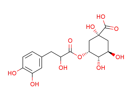 (1S,3R,4R,5R)-5-[3-(3,4-dihydroxyphenyl)-2-hydroxypropanoyl]-1,4,5-trihydroxycyclohexanecarboxylic acid
