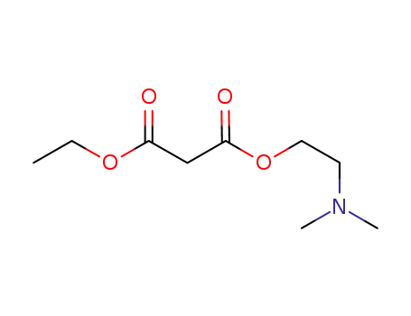 Molecular Structure of 1010190-08-5 (ethyl 3-(2-dimethylaminoethoxy)-3-oxo-propanoate)