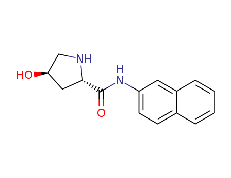 2-Pyrrolidinecarboxamide,4-hydroxy-N-2-naphthalenyl-, (2S,4R)-