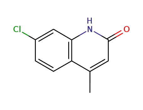 Molecular Structure of 2540-09-2 (7-chloro-4-methylquinolin-2(1H)-one)