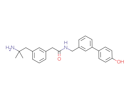 2-[3-(2-amino-2-methylpropyl)phenyl]-N-[(4'-hydroxybiphenyl-3-yl)methyl]acetamide