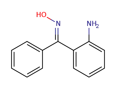 Molecular Structure of 15185-37-2 ((E)-2-Aminobenzophenone oxime)