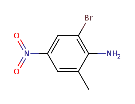 Molecular Structure of 102170-56-9 (2-BROMO-6-METHYL-4-NITROANILINE)