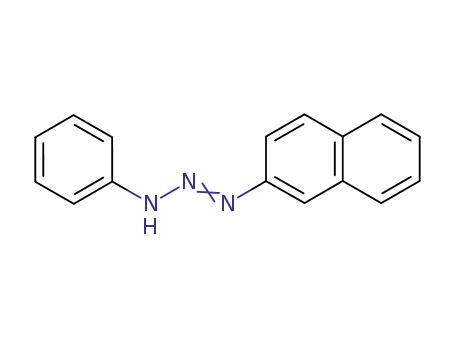 Molecular Structure of 19838-85-8 (N-phenyl-N'-2-naphthyl-triazene)