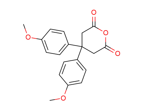 4,4-Bis(4-methoxyphenyl)oxane-2,6-dione