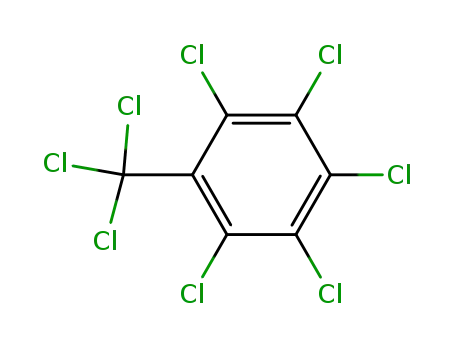 Molecular Structure of 2605-69-8 (Benzene, pentachloro(trichloromethyl)-)