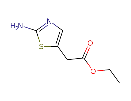 Molecular Structure of 62557-32-8 (Ethyl 2-(2-aminothiazol-5-yl)acetate)