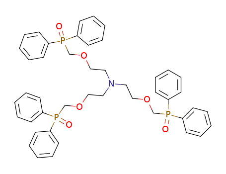 Molecular Structure of 209346-50-9 (tris<2-(diphenylphosphorylmethoxy)ethyl>amine)
