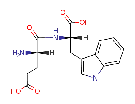 Molecular Structure of 38101-59-6 (H-GLU-TRP-OH)