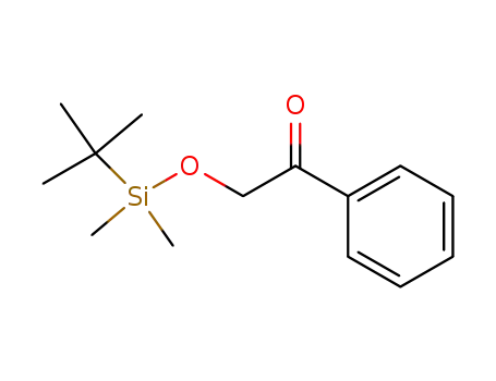 Molecular Structure of 103548-04-5 (Ethanone, 2-[[(1,1-dimethylethyl)dimethylsilyl]oxy]-1-phenyl-)