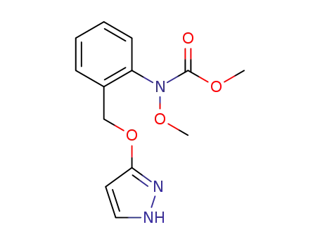 methyl N-{2-[(1H-pyrazol-3-yloxy)methyl]phenyl}-N-methoxycarbamate