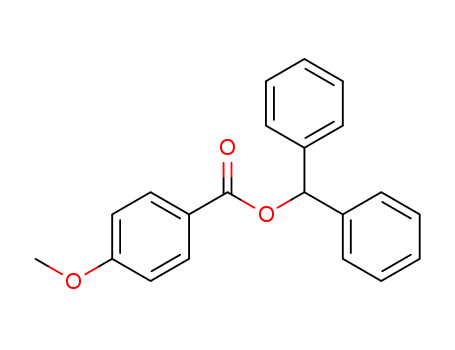 Benzoic acid,4-methoxy-, diphenylmethyl ester