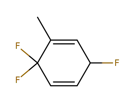 Molecular Structure of 195886-83-0 (1,4-Cyclohexadiene,3,6,6-trifluoro-1-methyl-(9CI))