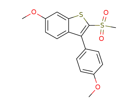 2-Methanesulfonyl-6-methoxy-3-(4-methoxy-phenyl)-benzo[b]thiophene