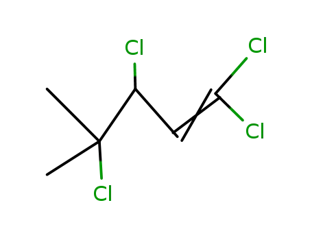 Molecular Structure of 64944-19-0 (1-Pentene, 1,1,3,4-tetrachloro-4-methyl-)