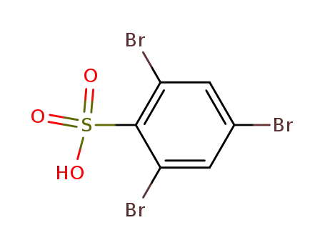 Molecular Structure of 101870-36-4 (2,4,6-tribromo-benzenesulfonic acid)