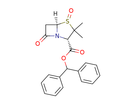 4-Thia-1-azabicyclo[3.2.0]heptane-2-carboxylicacid, 3,3-dimethyl-7-oxo-, diphenylmethyl ester, 4-oxide, (2S,5R)-