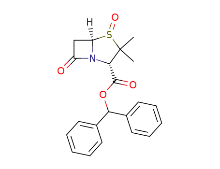Molecular Structure of 87579-78-0 (BENZHYDRYL 6,6-DIHYDROPENICILLIC ACID 1-OXIDE[TAZOBACTAM INTERMEDIATE])