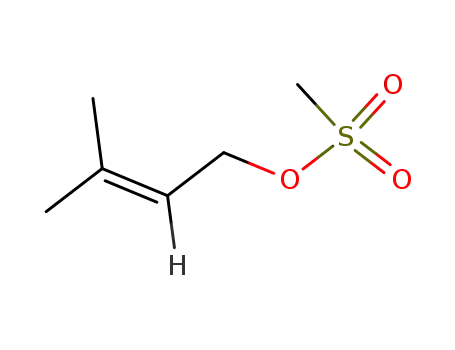 Molecular Structure of 59867-97-9 (2-Buten-1-ol, 3-methyl-, methanesulfonate)