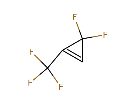 Molecular Structure of 19097-36-0 (2,2-difluoro-trifluoromethyl-cyclopropene)
