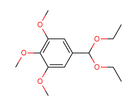 Molecular Structure of 101403-71-8 (Benzene, 5-(diethoxymethyl)-1,2,3-trimethoxy-)