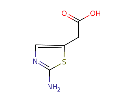 Molecular Structure of 52454-66-7 (2-aminothiazol-5-acetic acid)