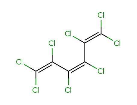 Molecular Structure of 14015-61-3 (1,3,5-Hexatriene, 1,1,2,3,4,5,6,6-octachloro-, (Z)-)