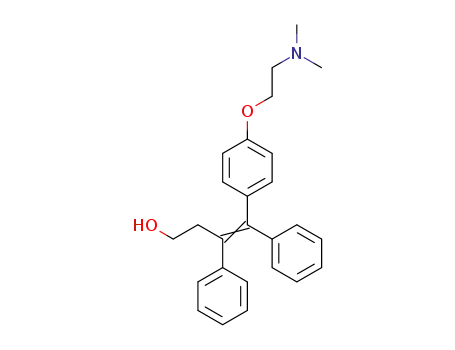 Molecular Structure of 1262682-37-0 (4-hydroxy-1,2-diphenyl-1-[4-[2-N,N-dimethylamino]ethoxy]-phenyl-1-butene)