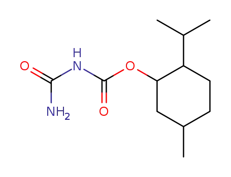 Molecular Structure of 861297-70-3 (allophanic acid menthyl ester)