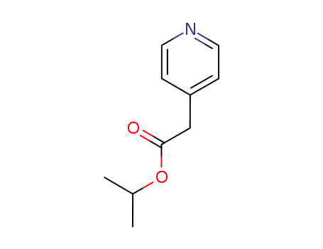 Molecular Structure of 130276-14-1 (isopropyl 4-pyridylacetate)