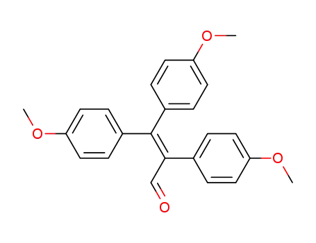 2,3,3-Tris(4-methoxyphenyl)-2-propenal