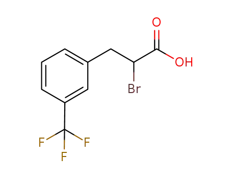 Molecular Structure of 1015065-52-7 (m-trifluoromethyl-α-bromohydrocinnamic acid)