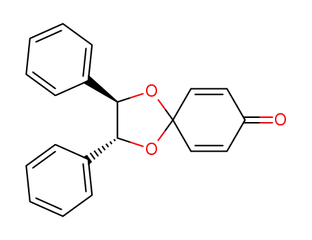 Molecular Structure of 169267-16-7 (1,4-Dioxaspiro[4.5]deca-6,9-dien-8-one, 2,3-diphenyl-, (2R,3R)-)