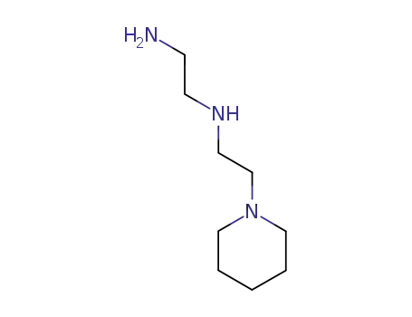 Molecular Structure of 5625-69-4 (N-(PIPERIDINOETHYL)ETHYLENEDIAMINE)