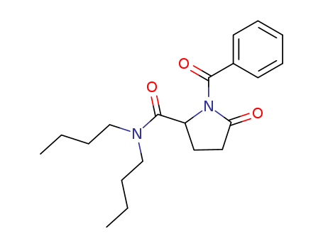 2-Pyrrolidinecarboxamide,1-benzoyl-N,N-dibutyl-5-oxo-
