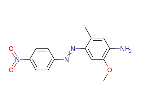 Molecular Structure of 2475-43-6 (5-methyl-4-[(4-nitrophenyl)azo]-o-anisidine)