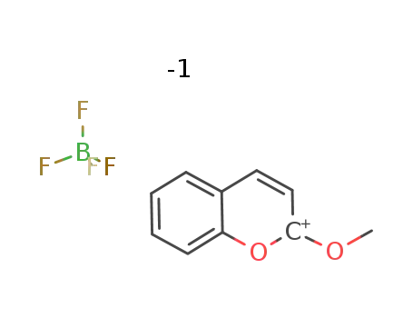 Molecular Structure of 77902-74-0 (1-Benzopyrylium, 2-methoxy-, tetrafluoroborate(1-))