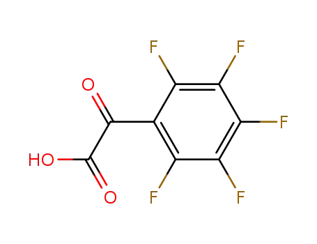 Molecular Structure of 72331-54-5 (2,3,4,5,6-pentafluorobenzoylformic acid)